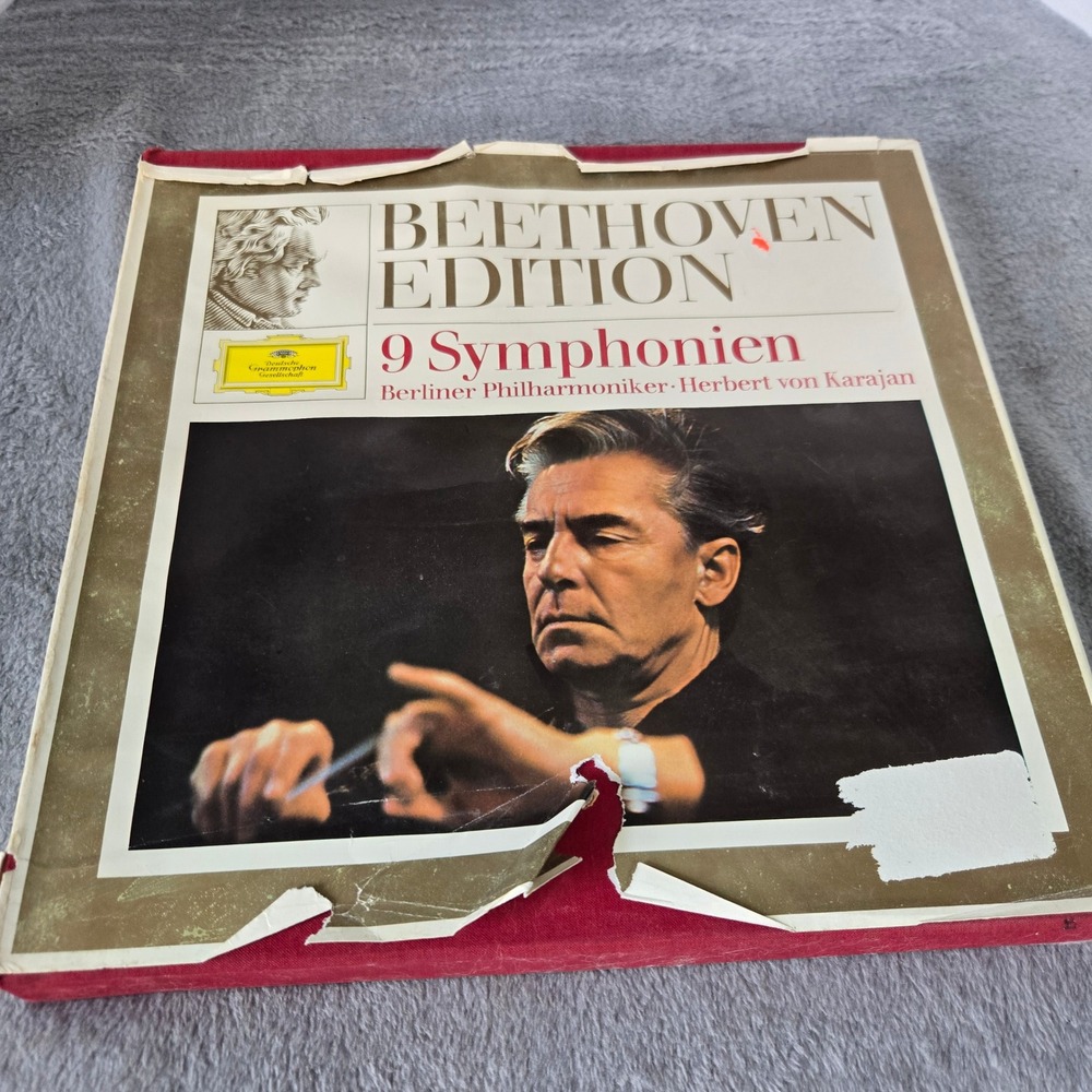 Beethoven 9 Symphonien Herbert von Karajan Berliner Philharmoniker Vinyl Box Set